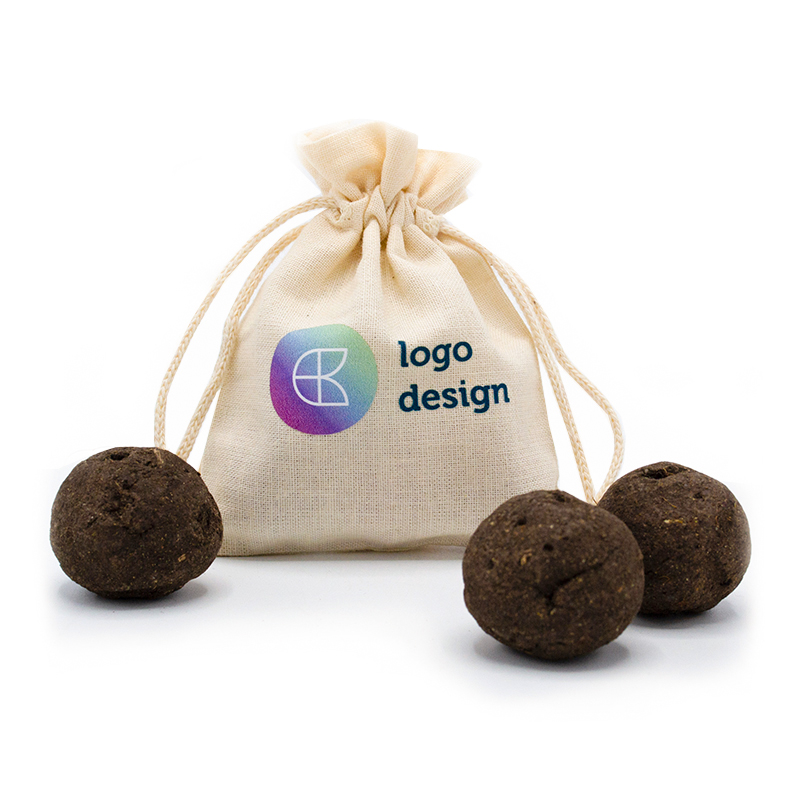 3 seed bombs in bag